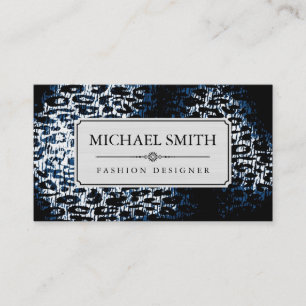 Tarjeta De Visita Piel de Leopardo Moderno Profesional Elegante #12