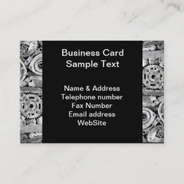 Tarjeta De Visita piezas de máquinas metalizado soldadas juntas