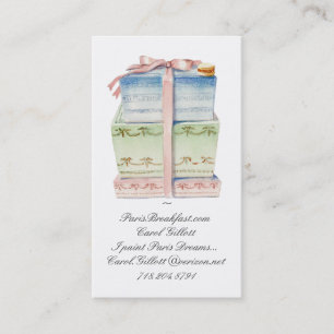 Tarjeta De Visita Pila de cajas del macaron