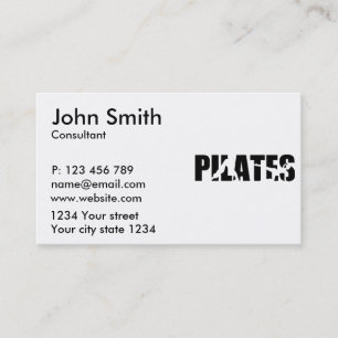 Tarjeta De Visita Pilates