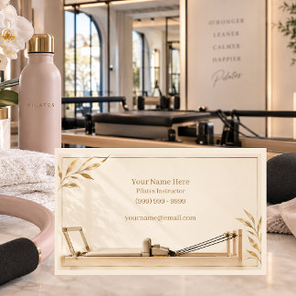 Tarjeta De Visita Pilates 