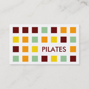Tarjeta De Visita PILATES (cuadrados de la MOD)