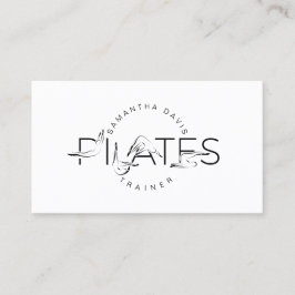 Tarjeta De Visita Pilates Instructor Pilates Business Card