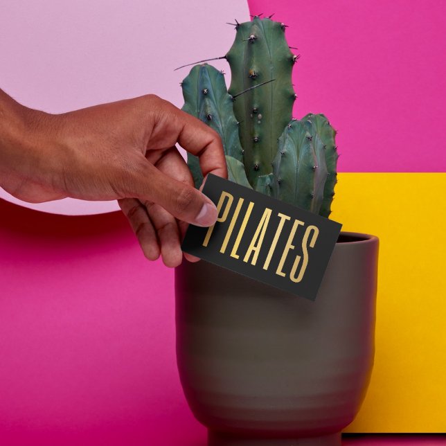 Tarjeta De Visita Pilatos negros y dorados (Subido por el creador)