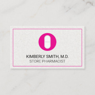 Tarjeta De Visita Píldora de medicamentos