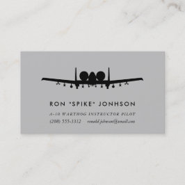 Tarjeta De Visita Piloto de A-10 Warthog