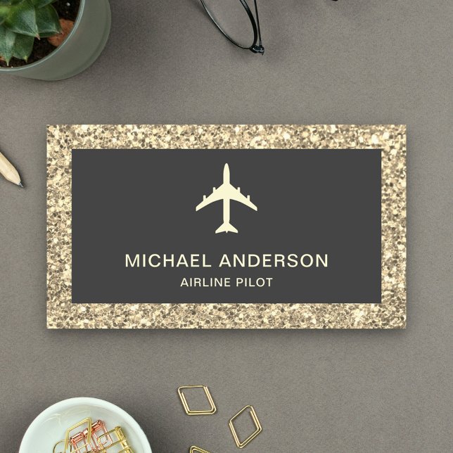 Tarjeta De Visita Piloto de aerolíneas de aviones de reacción de Pur (Subido por el creador)