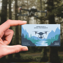 Tarjeta De Visita Piloto de drones