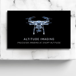 Tarjeta De Visita Piloto de drones Fotografía teledirigida Código QR