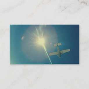 Tarjeta De Visita piloto plano perfecto de la foto pequeño