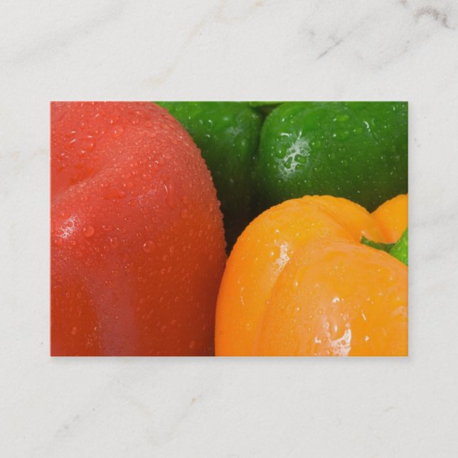 Tarjeta De Visita ¡Pimientas! (Anverso)