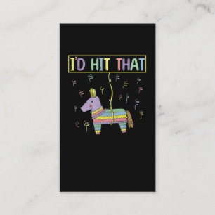 Tarjeta De Visita Pinata Fiesta Mexicana Feliz Cinco De Mayo