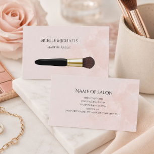 Tarjeta De Visita Pincel de Maquillaje para Rubor