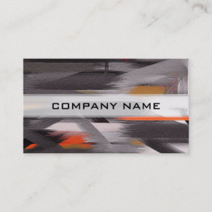 Tarjeta De Visita Pincel de pincel de color abstracto #17