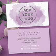 Pinceles color morado colocan tu logotipo