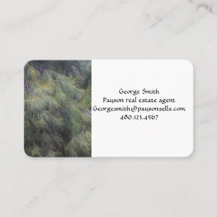 Tarjeta De Visita Pine Trees Needles