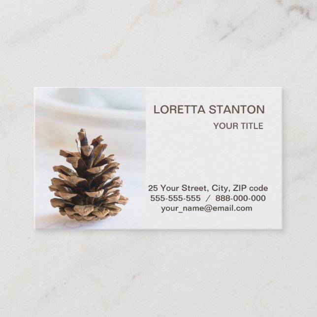 Tarjeta De Visita Pinecona (Anverso)