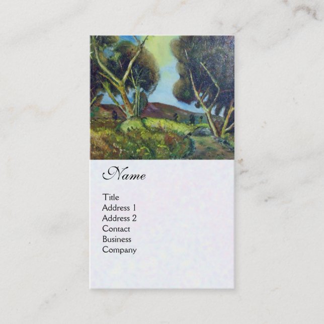 TARJETA DE VISITA PINEWOOD EN TUSCANIA (Anverso)