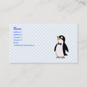Tarjeta De Visita pingüino del pepe