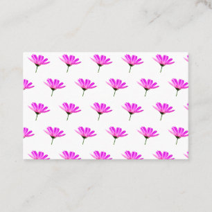 Tarjeta De Visita Pink Daisy