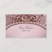 Pink Flower Business Card