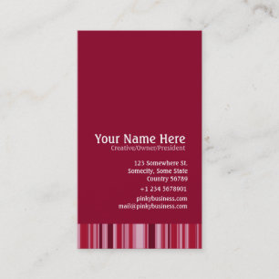 Tarjeta De Visita Pinky Business