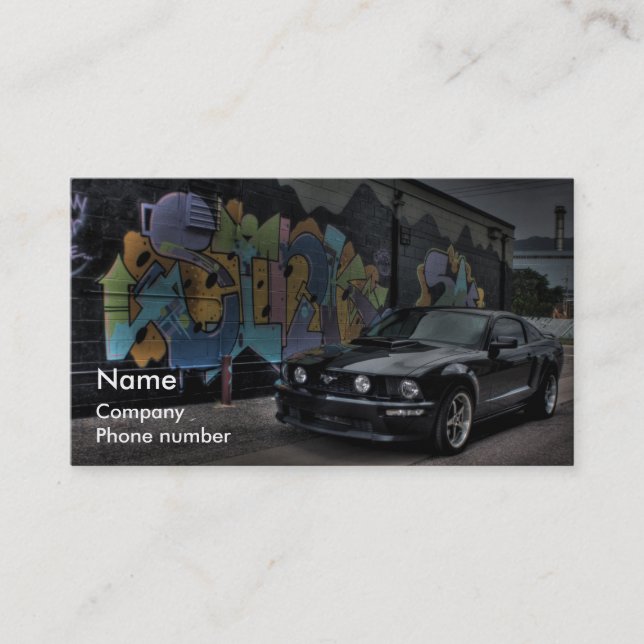 Tarjeta De Visita pintada (Anverso)