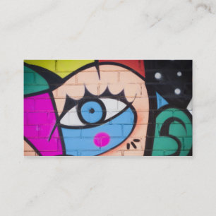Tarjeta De Visita Pintada de la reina/arte del oeste de la calle