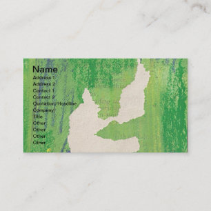 Tarjeta De Visita Pintado y desgarrado