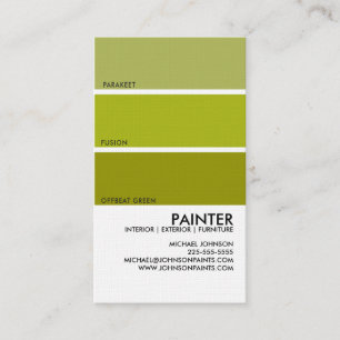 Tarjeta De Visita Pinte Swatch