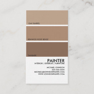 Tarjeta De Visita Pinte Swatch
