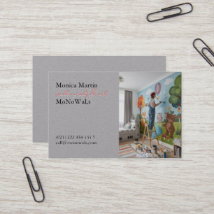 Tarjeta De Visita Pintor de murales de pared