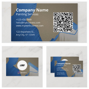 Tarjeta De Visita Pintor QR