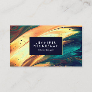 Tarjeta De Visita Pintura abstracta