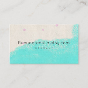 Tarjeta De Visita Pintura acuarela abstracta Rupydetequila