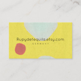 Tarjeta De Visita Pintura acuarela abstracta Rupydetequila