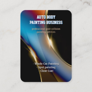 Tarjeta De Visita Pintura automática de cuerpo   Profesional