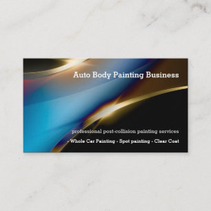 Tarjeta De Visita Pintura automática de cuerpo   Profesional