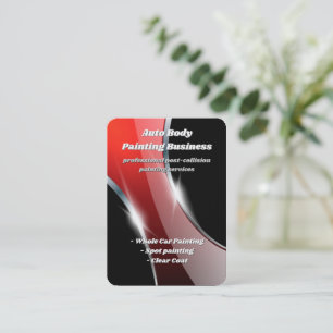 Tarjeta De Visita Pintura automática de cuerpo   Profesional