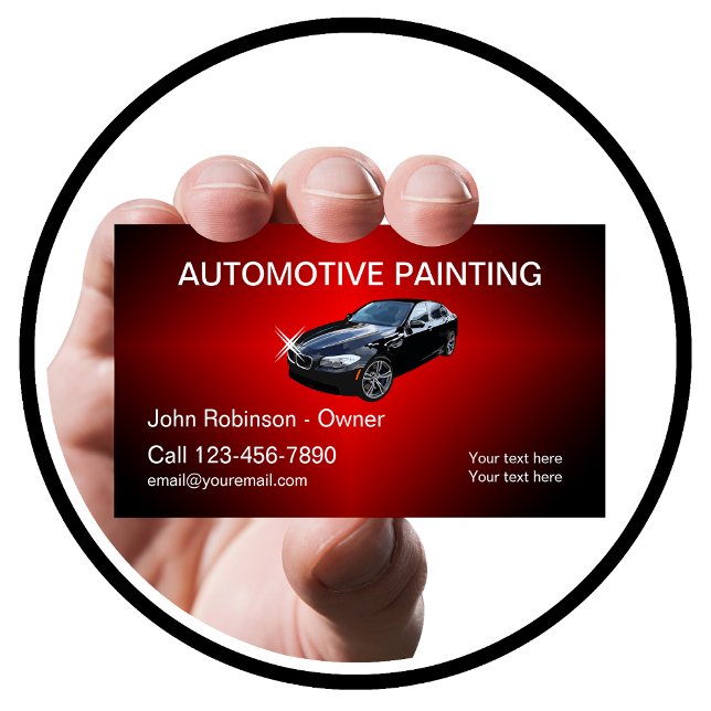 Tarjeta De Visita Pintura Automotriz de Guay (Subido por el creador)