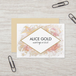 Tarjeta De Visita Pintura brillante elegante