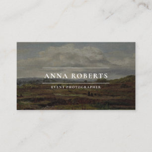 Tarjeta De Visita Pintura de aceite de época, fotógrafo de eventos d