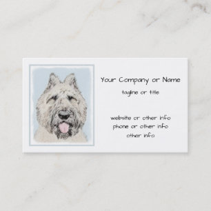 Tarjeta De Visita Pintura de Bouvier des Flandres - Arte original de