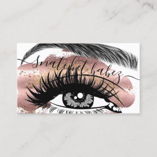 Tarjeta De Visita Pintura de código QR del artista de maquillaje Ey