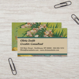 Tarjeta De Visita Pintura de flores de adelfa de Vincent Van Gogh