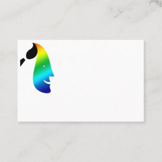 Tarjeta De Visita Pintura de la cara/tarjeta de la empresa de