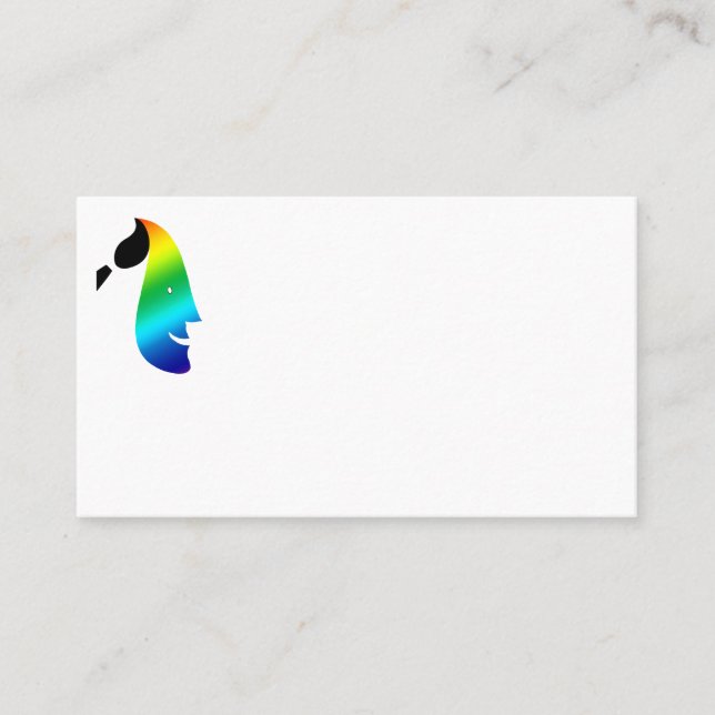 Tarjeta De Visita Pintura de la cara/tarjeta de la empresa de (Anverso)
