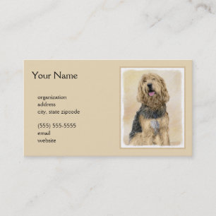 Tarjeta De Visita Pintura de otros lugares - Arte de perros original