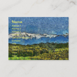 Tarjeta De Visita Pintura de paisaje