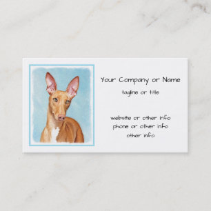 Tarjeta De Visita Pintura de paro del faraón - Arte de perro origina